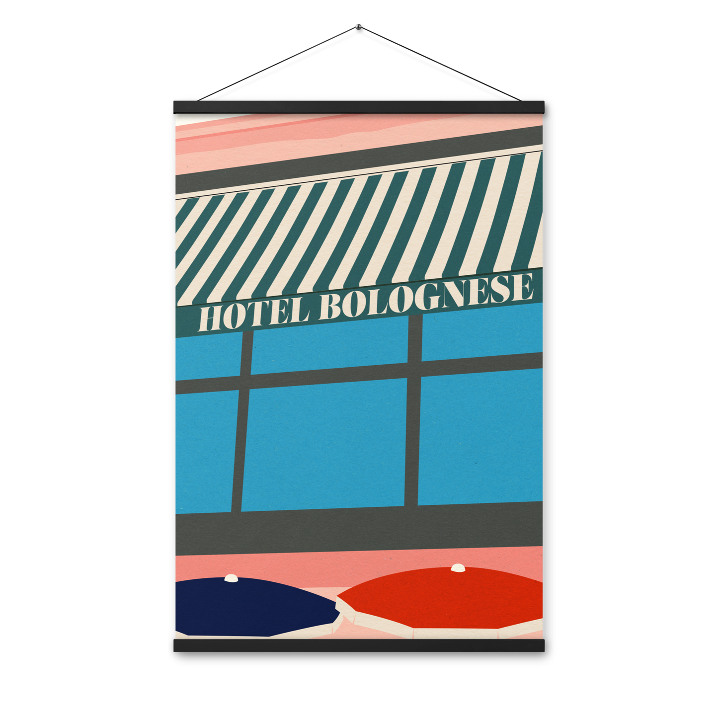 Poster with hangers – Hotel Bolognese