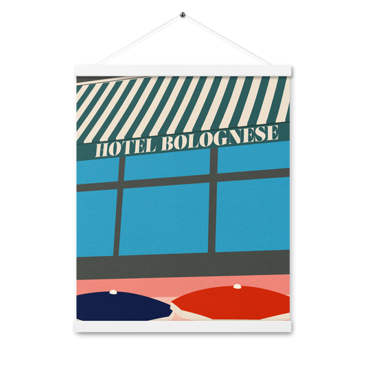Poster with hangers – Hotel Bolognese