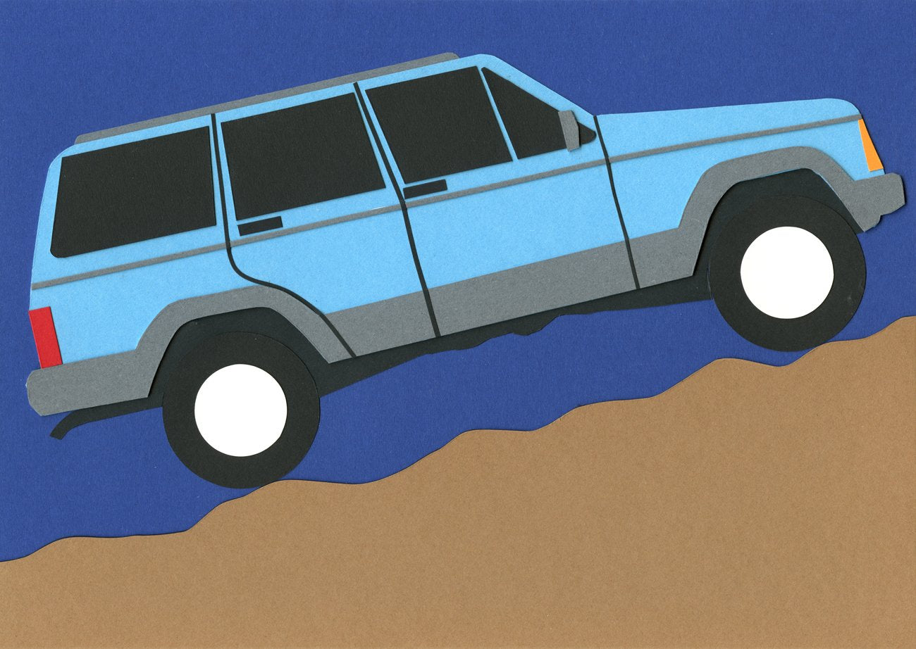 Blue SUV