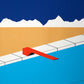 Desert Pool With Red Diving Board