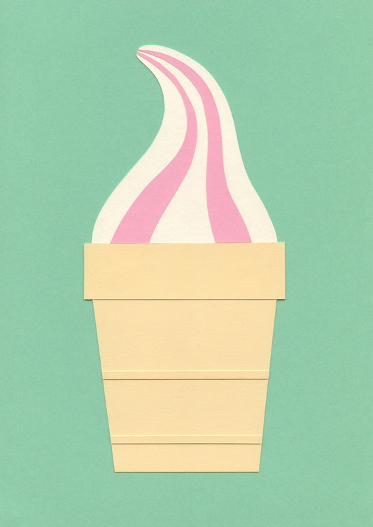 Vanilla Strawberry Ice Cream