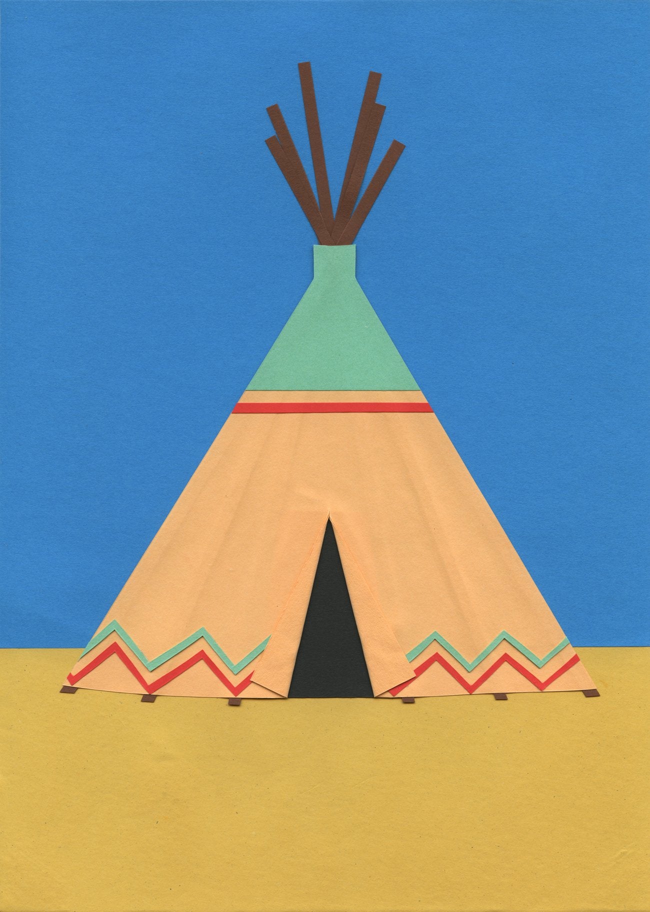 Tipi Green Red