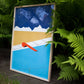 Desert Pool With Red Diving Board