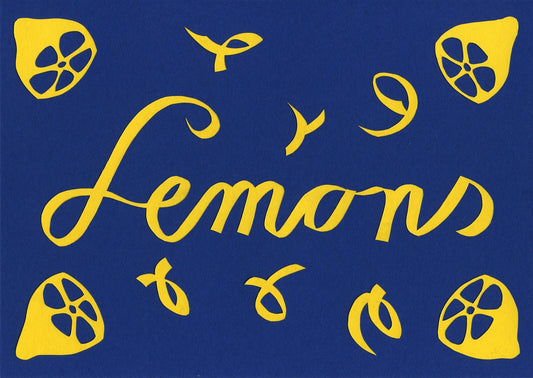 Lemons Hand Script