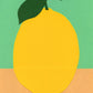 Lemon With Two Leaves