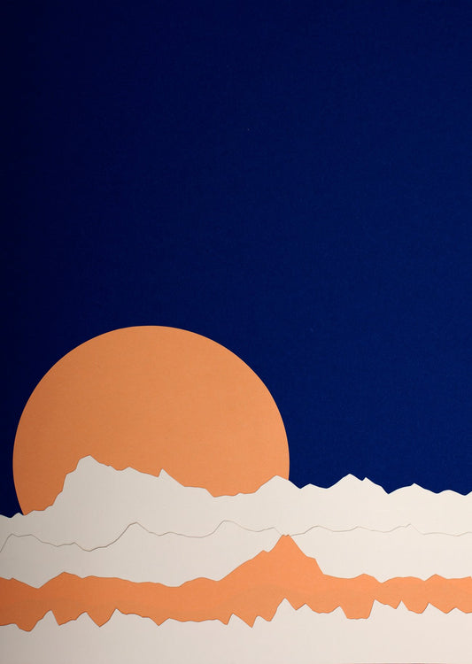 The Moon And The Alps