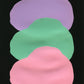 Lilac Turquoise And Pink Form On Black