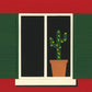Red House With Cactus