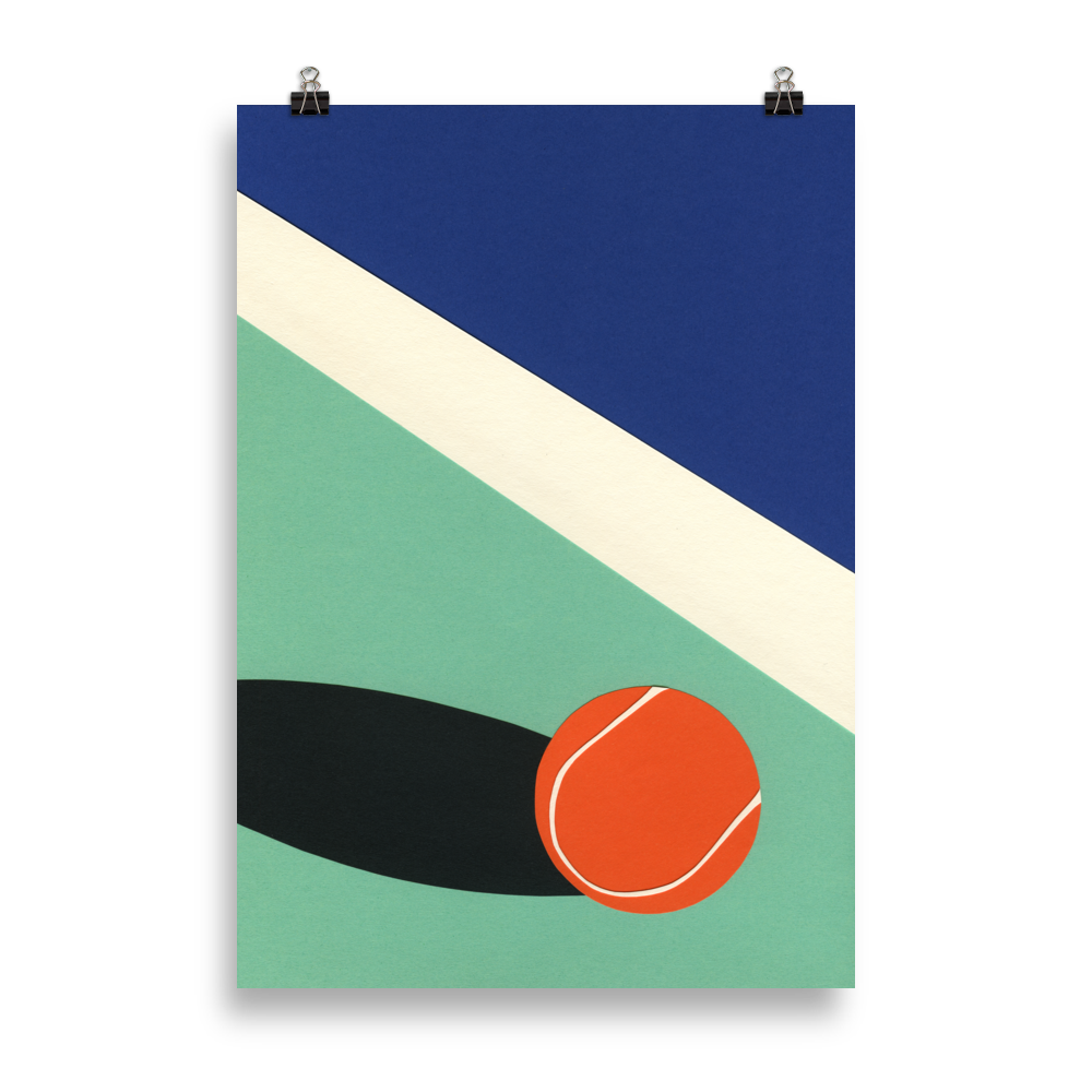 Poster Art Print Illustration – Arizona Tennis Club II