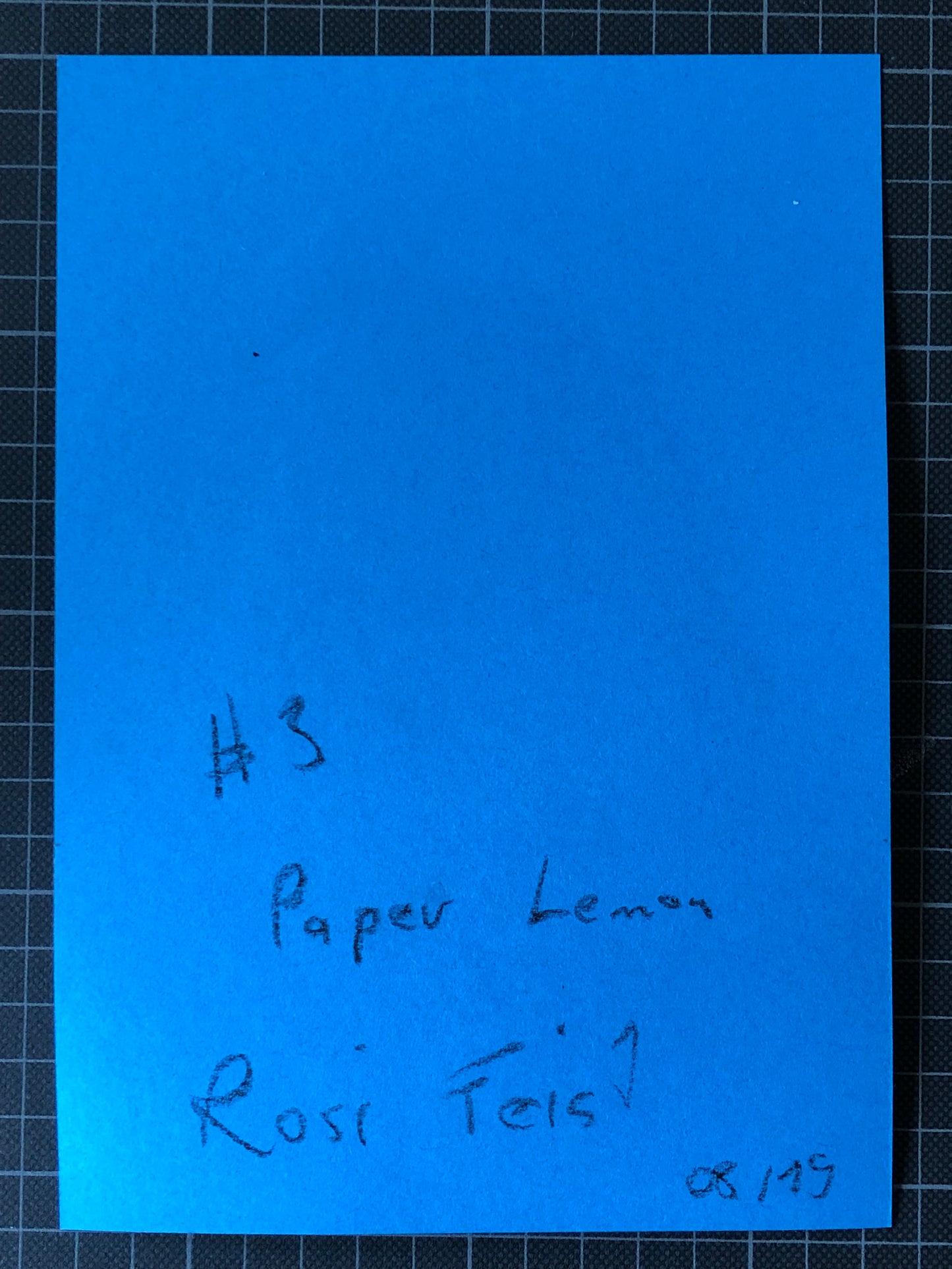 Paper Lemon #3