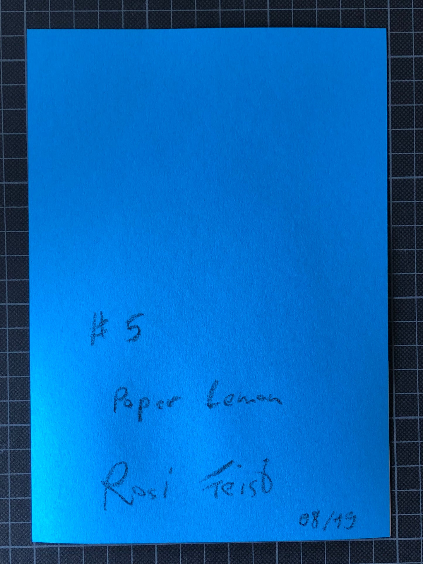 Paper Lemon #5