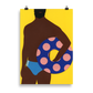Poster Art Print Illustration - Man On The Beach