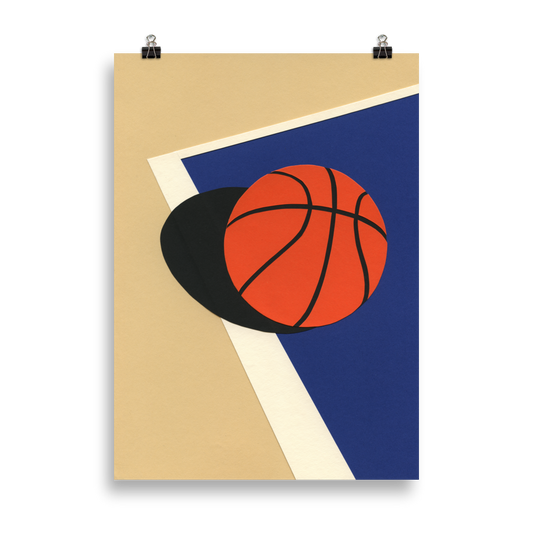 Poster Art Print Illustration – Oakland Basketball Team