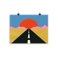 Poster Art Print Illustration – Road To Sun