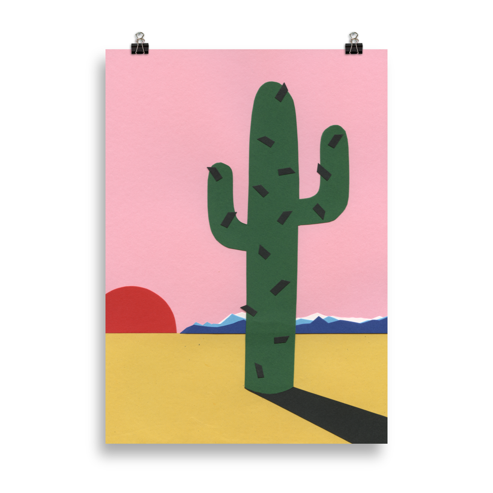Poster Art Print Illustration - Sierra Nevada