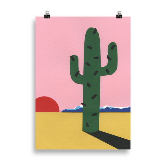 Poster Art Print Illustration - Sierra Nevada