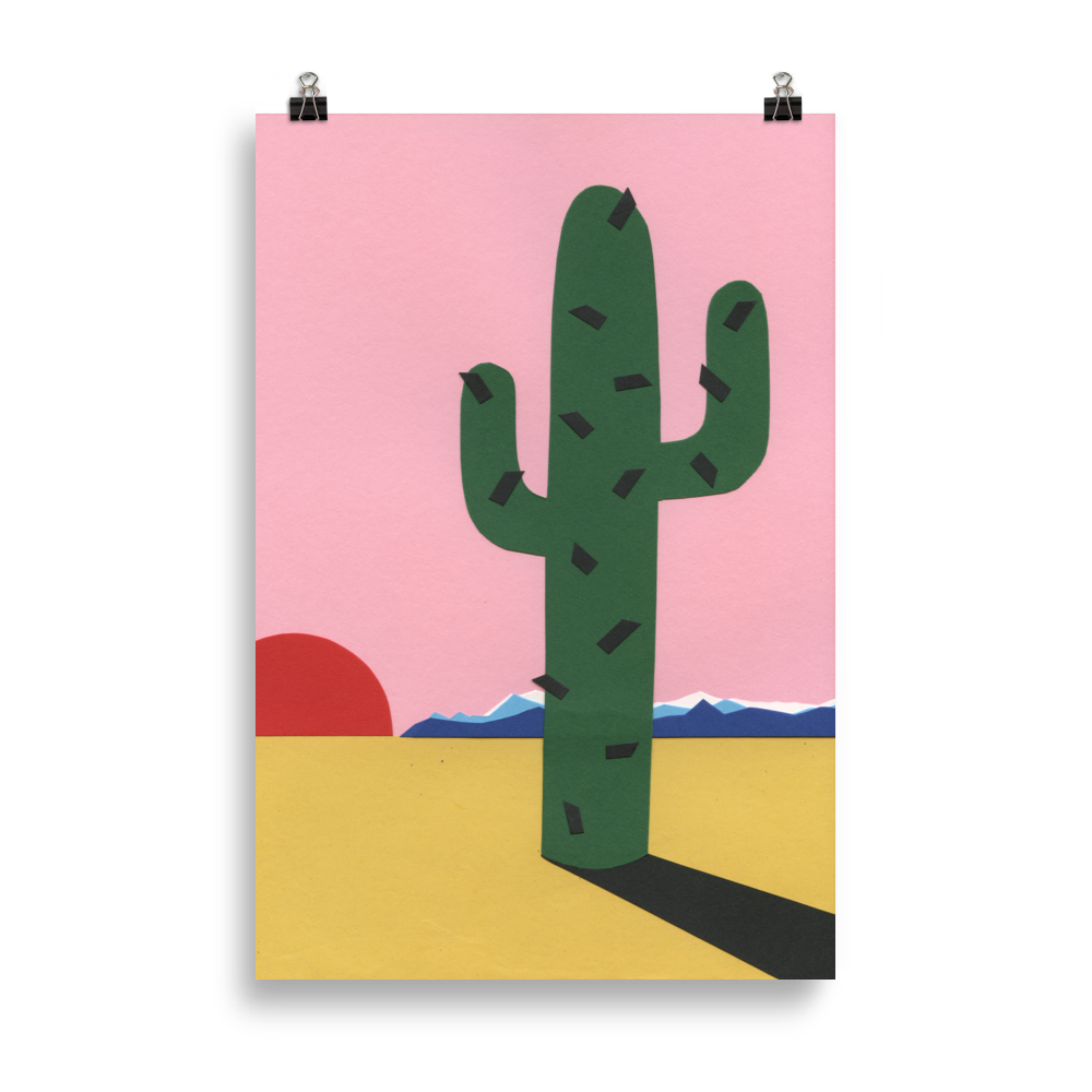 Poster Art Print Illustration - Sierra Nevada
