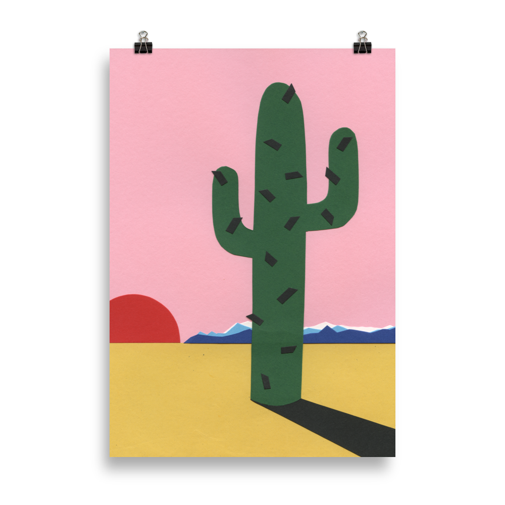 Poster Art Print Illustration - Sierra Nevada