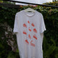 Kuchen Shirt gegen Rassismus / Print Coral