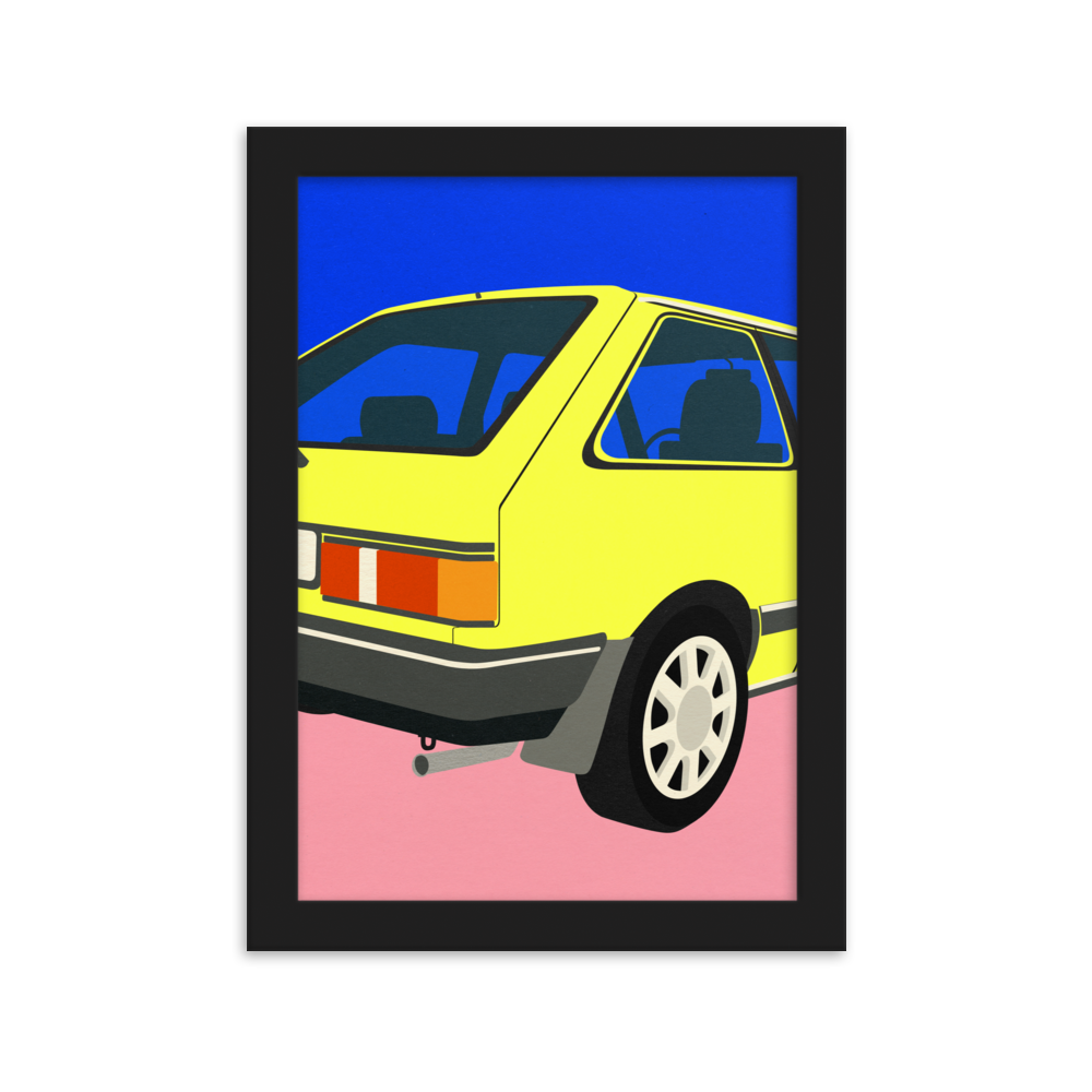 Framed Poster Art Print Illustration – M323