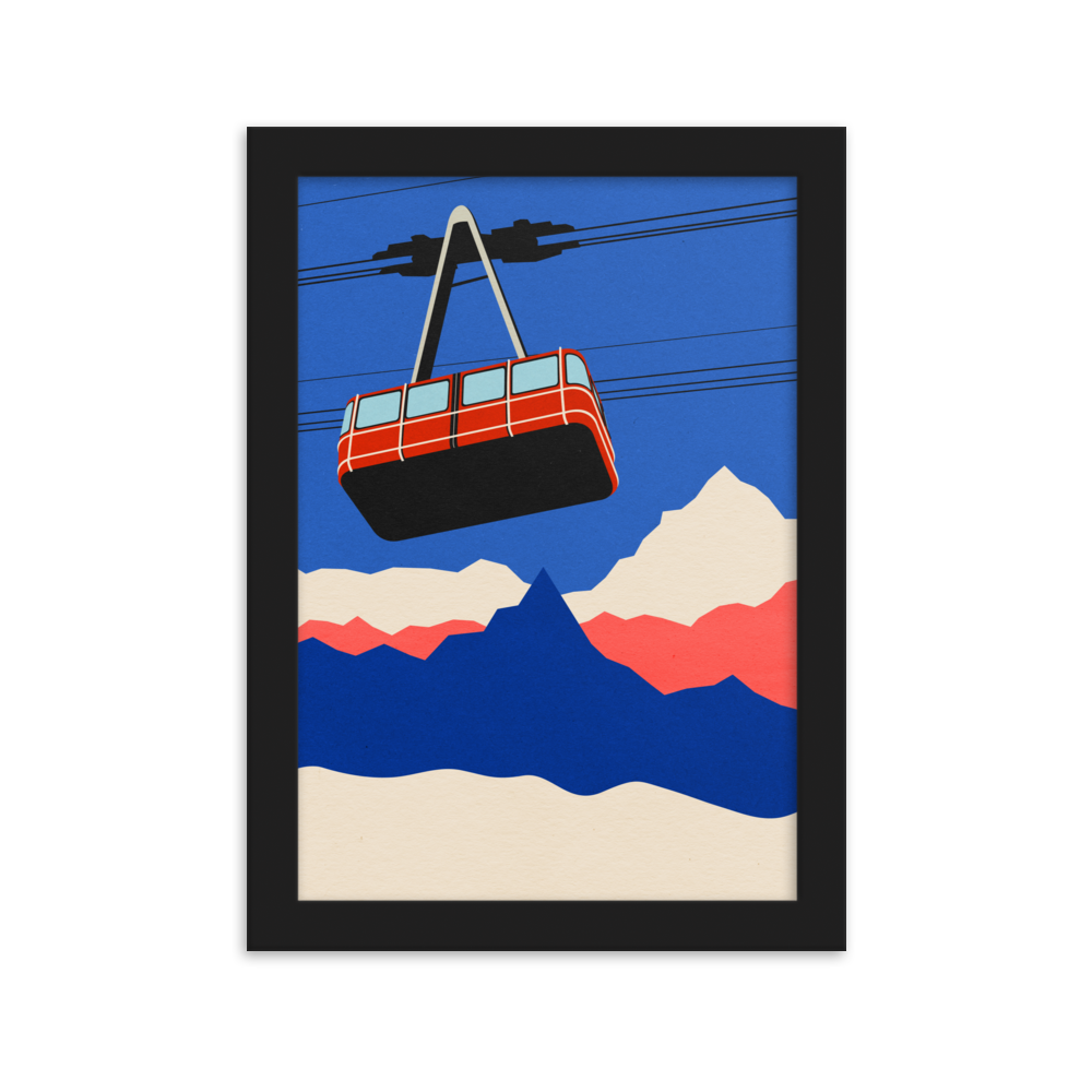 Framed Fine Art Print – Blue Mountain Ski Resort