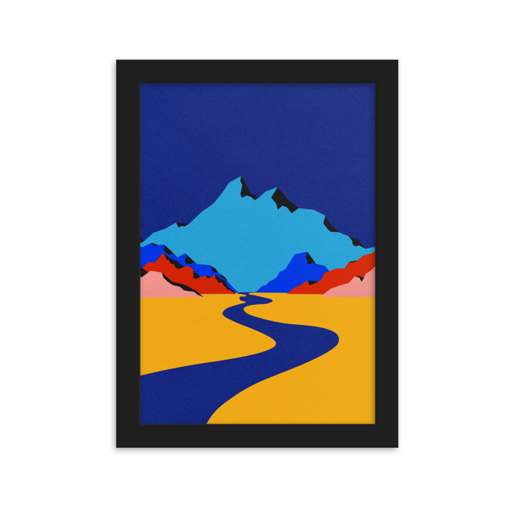 Framed Fine Art Print – Rocky Mountains