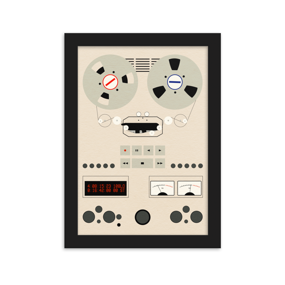 Framed Fine Art Print – Reel To Reel