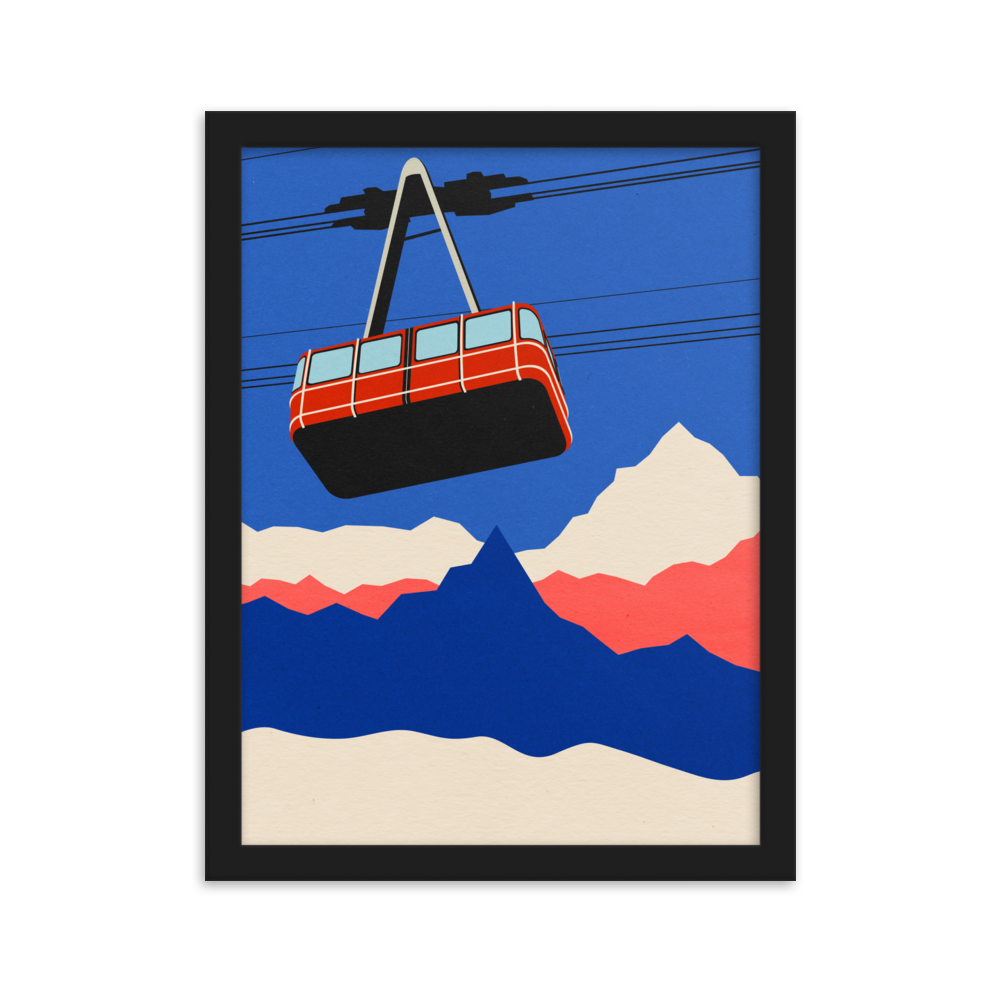 Framed Fine Art Print – Blue Mountain Ski Resort
