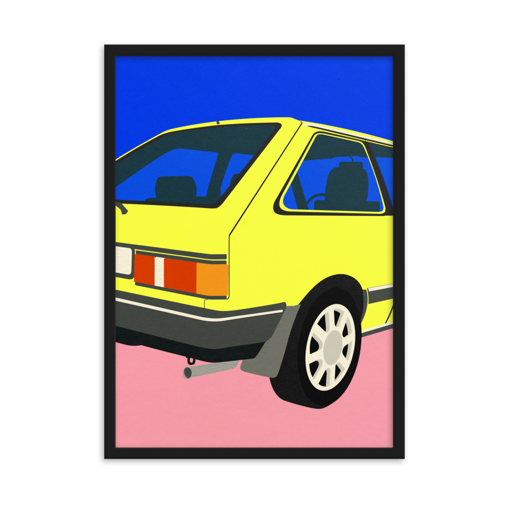 Framed Poster Art Print Illustration – M323