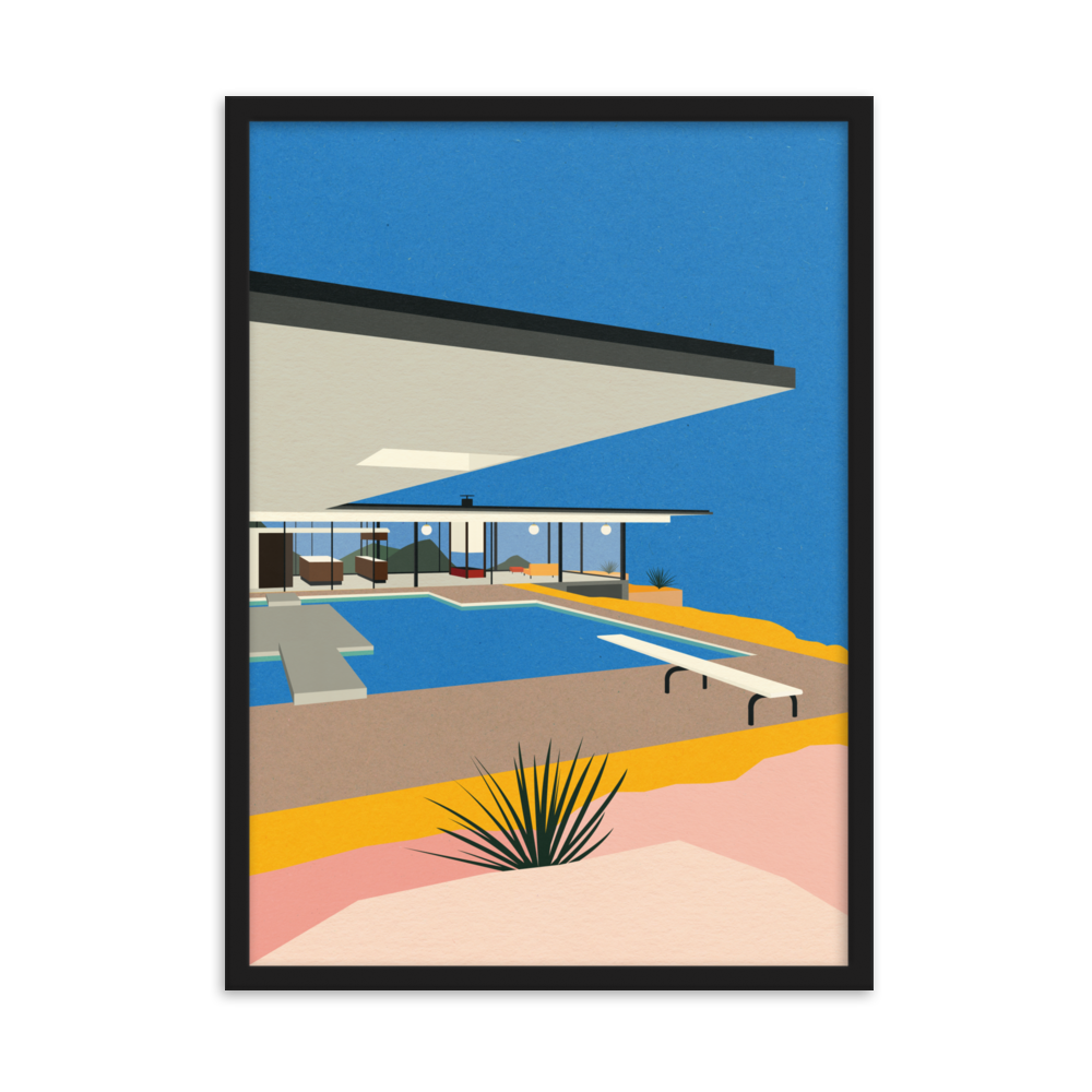 Framed Fine Art Print – LA Stahl House