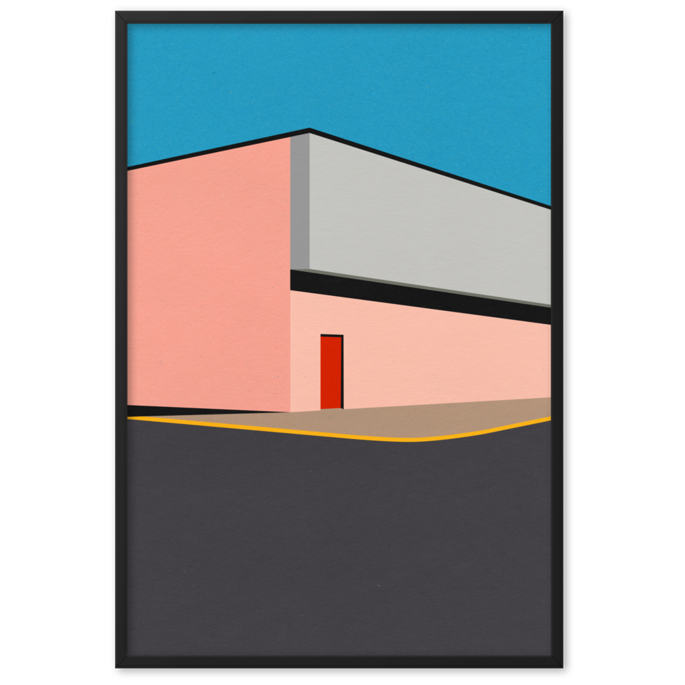 Framed Poster Art Print Illustration – Warehouse 23