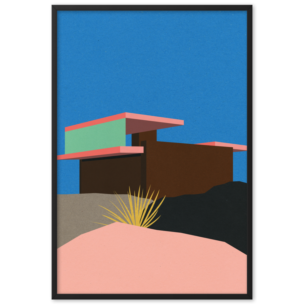 Framed Fine Art Print – Kaufmann Desert House