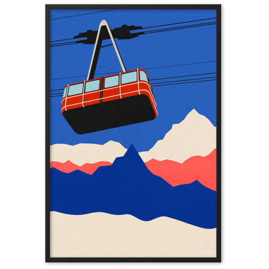 Framed Fine Art Print – Blue Mountain Ski Resort