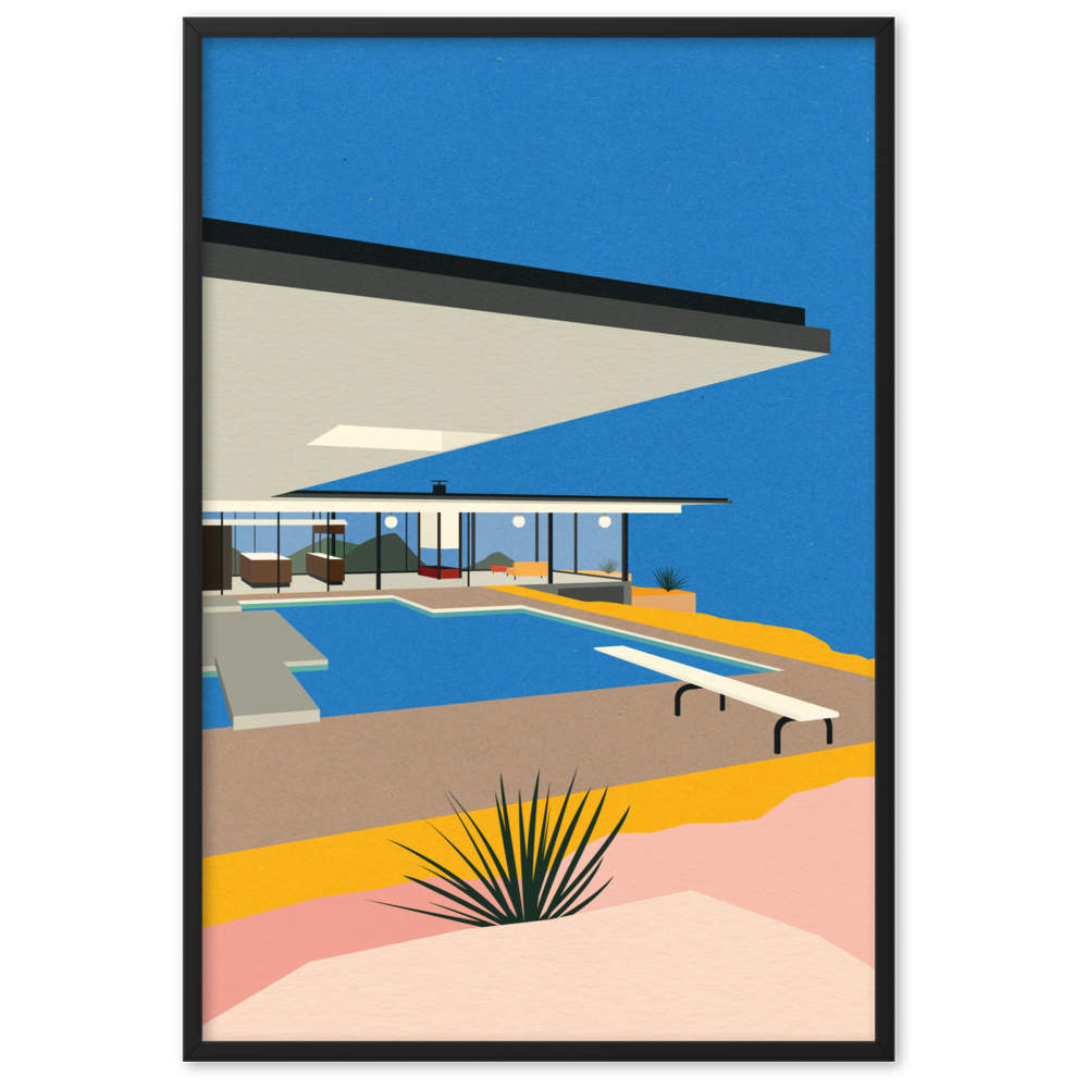 Framed Fine Art Print – LA Stahl House