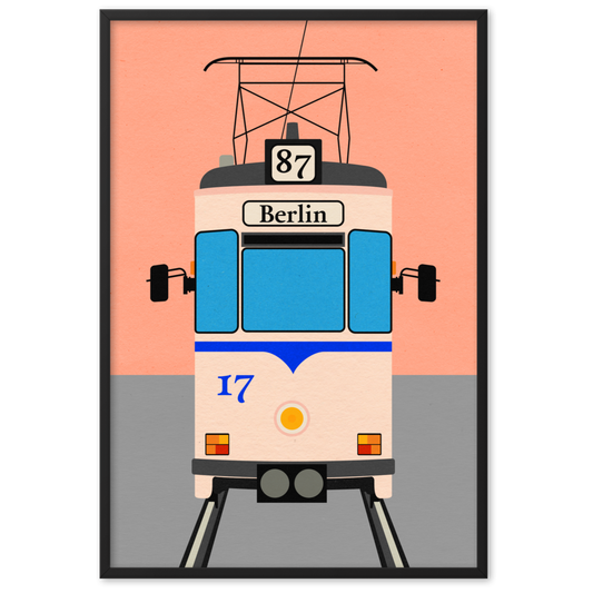 Framed Fine Art Print – Tram To Berlin