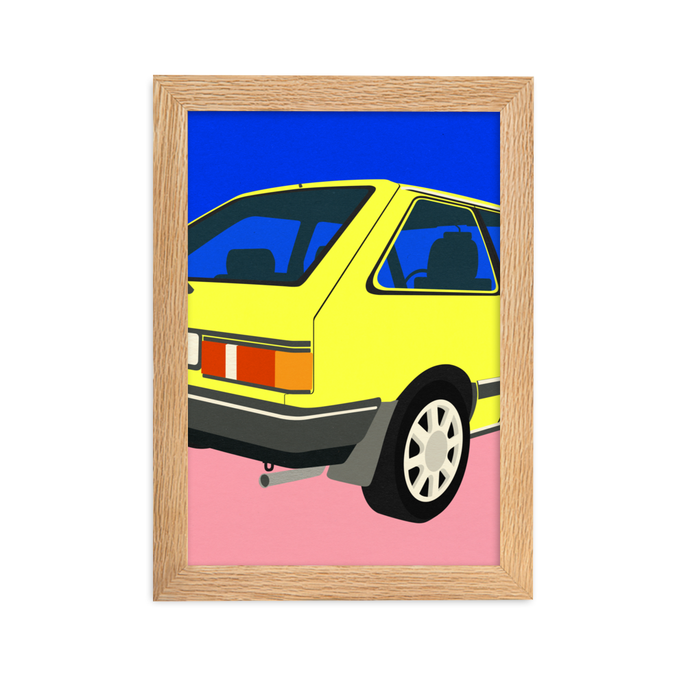 Framed Poster Art Print Illustration – M323