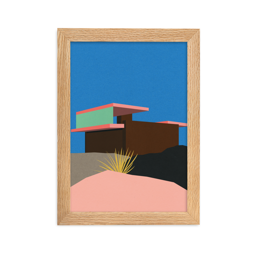 Framed Fine Art Print – Kaufmann Desert House