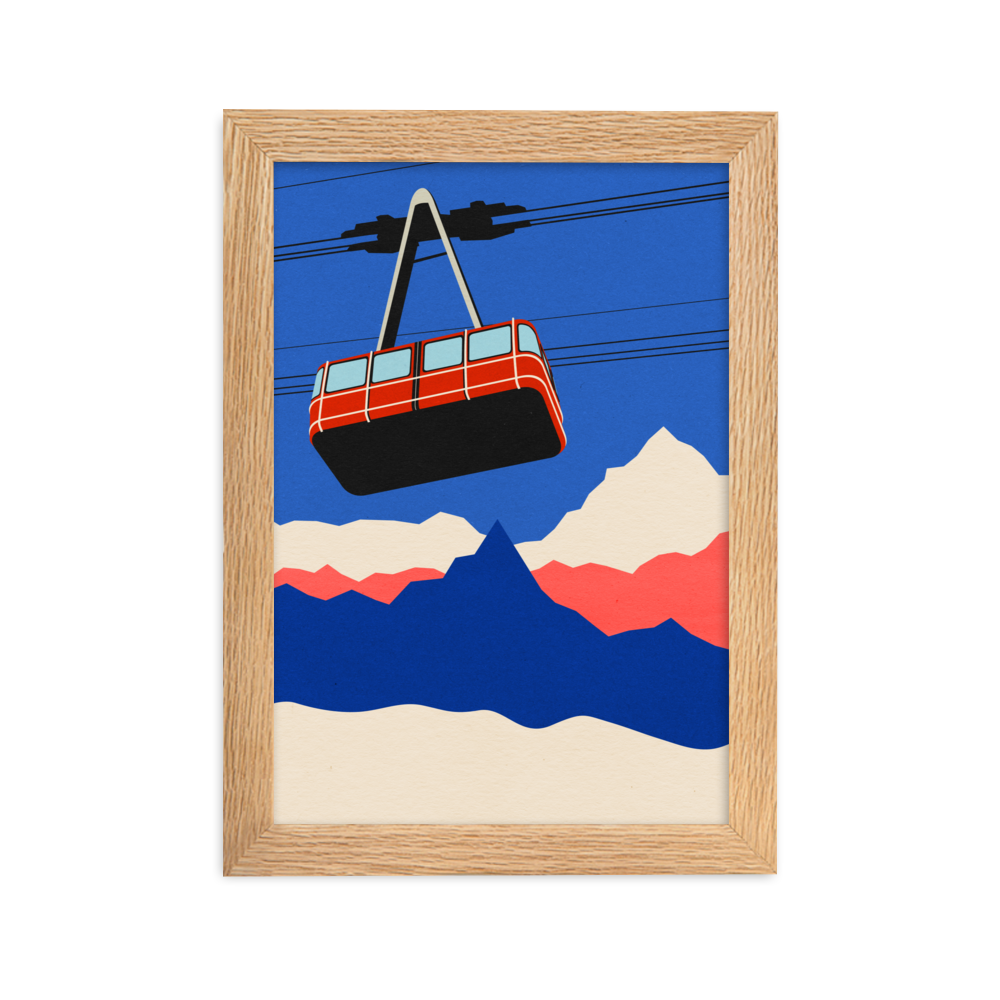 Framed Fine Art Print – Blue Mountain Ski Resort