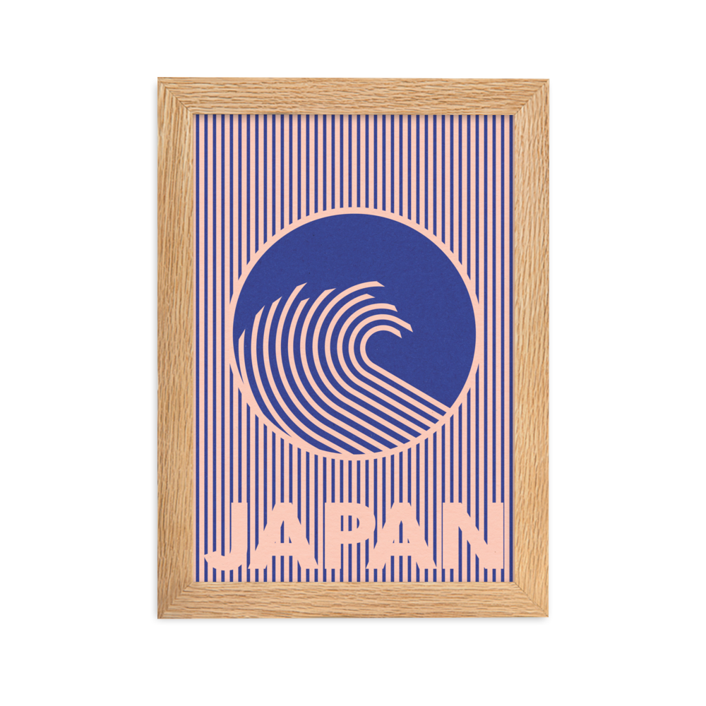 Framed Fine Art Print – The Great Wave Of Japan