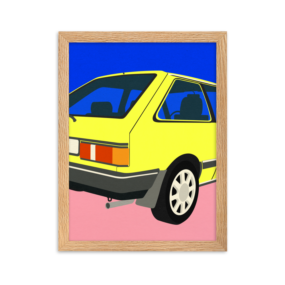Framed Poster Art Print Illustration – M323
