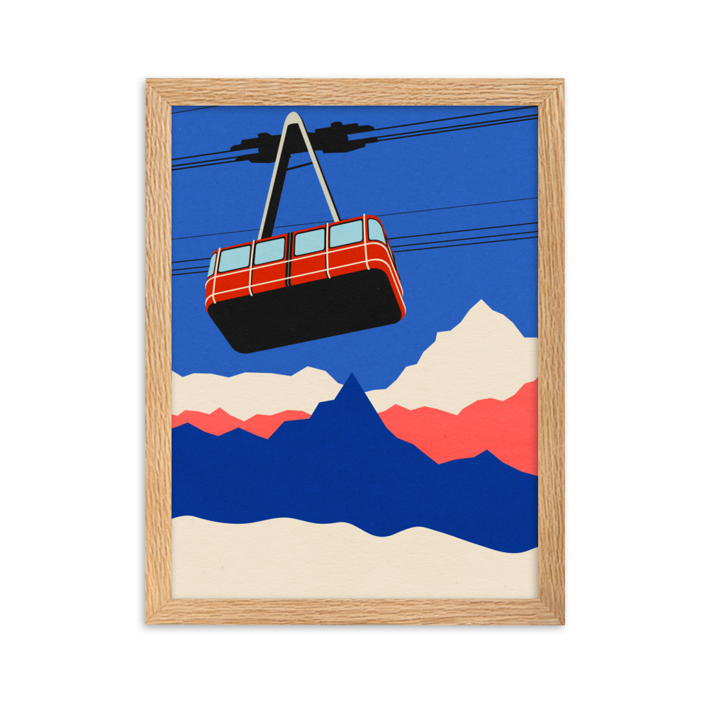 Framed Fine Art Print – Blue Mountain Ski Resort