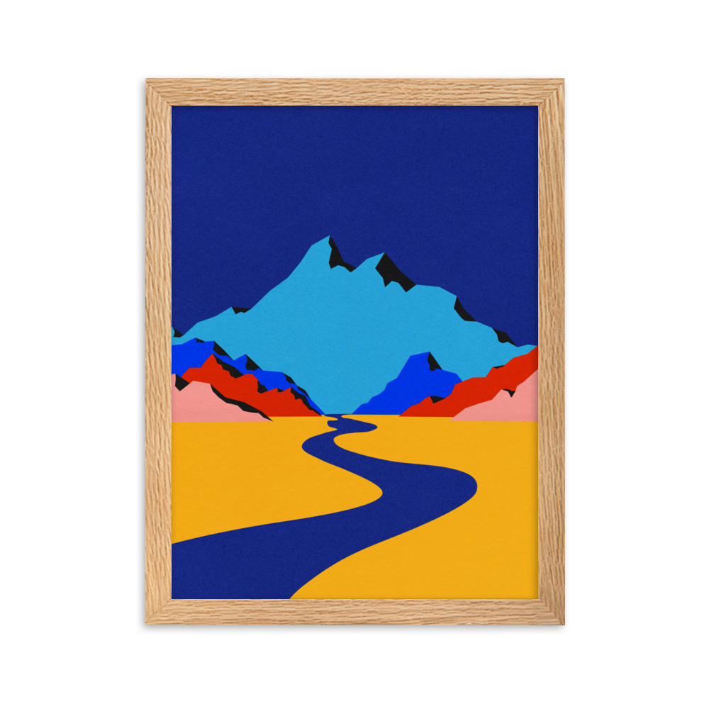 Framed Fine Art Print – Rocky Mountains