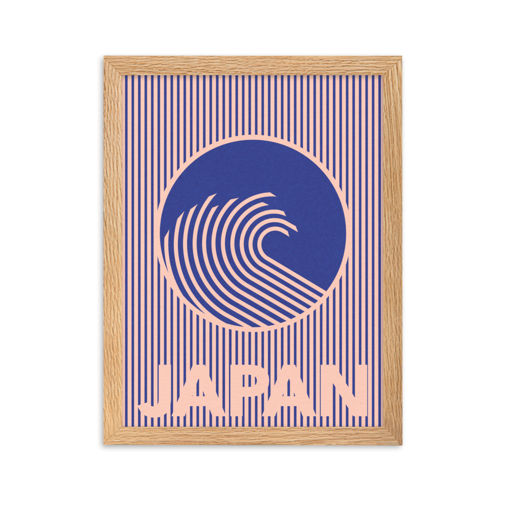 Framed Fine Art Print – The Great Wave Of Japan