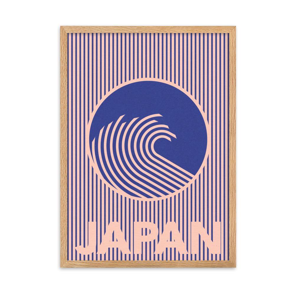 Framed Fine Art Print – The Great Wave Of Japan