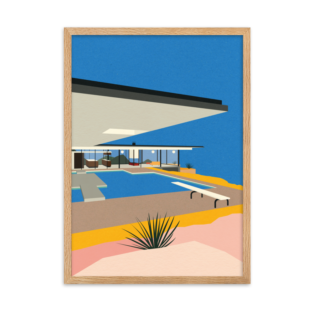 Framed Fine Art Print – LA Stahl House