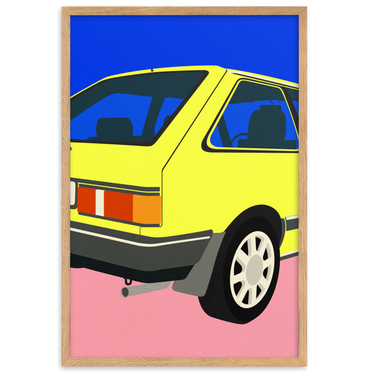Framed Poster Art Print Illustration – M323