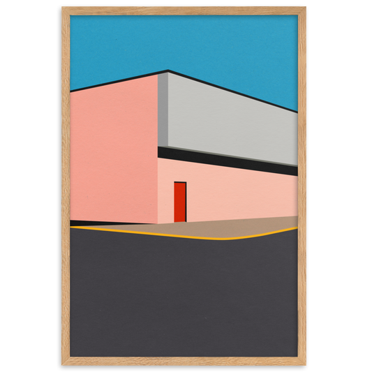Framed Poster Art Print Illustration – Warehouse 23