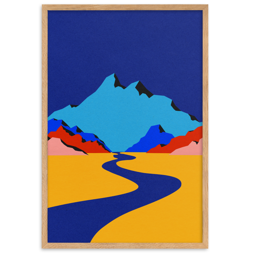 Framed Fine Art Print – Rocky Mountains