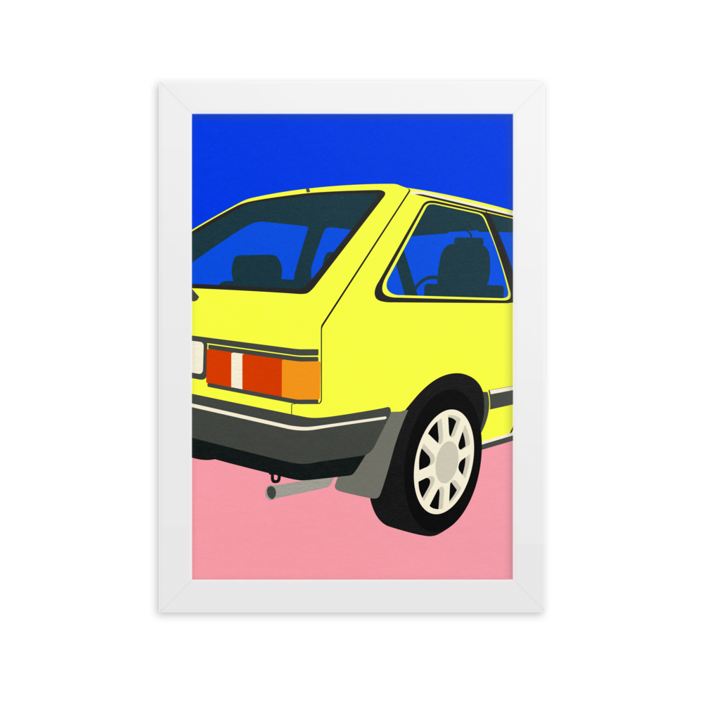 Framed Poster Art Print Illustration – M323
