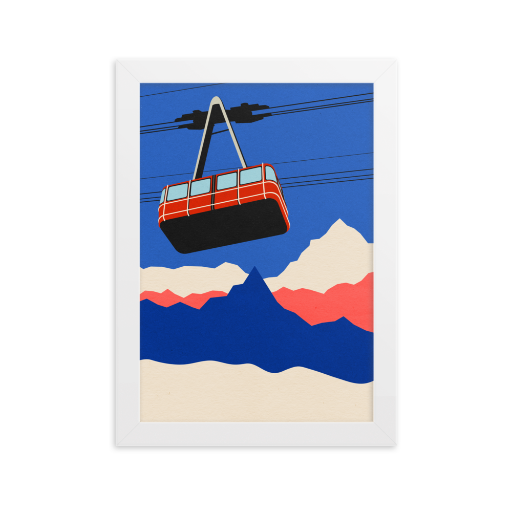 Framed Fine Art Print – Blue Mountain Ski Resort